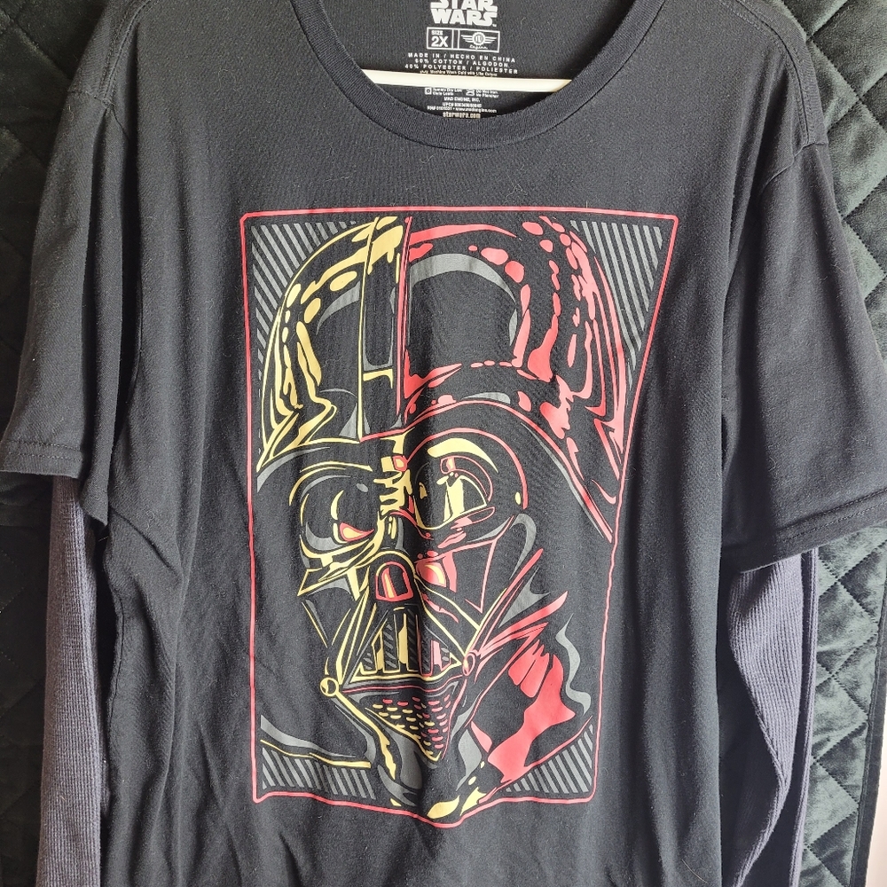 Darth Vader Star Wars Longsleeve Men's 2XL Shirt *NEW*